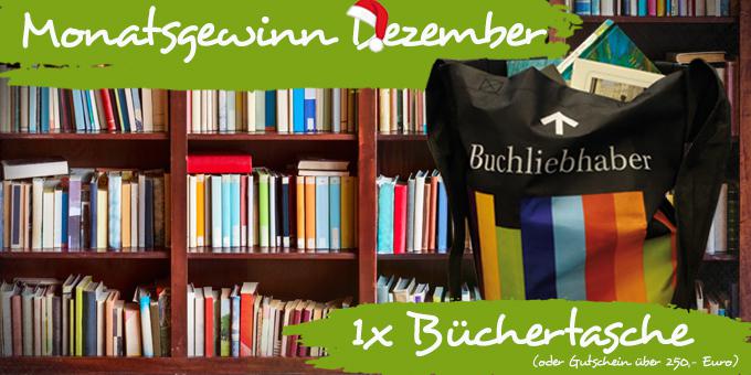 Monatsgewinn Dezember: Gewinne eine Tasche voller Bücher