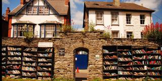»The Honest Bookshop« in Hay on Wye, Wales, England