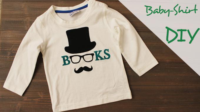 DIY Baby-Shirt "Books"