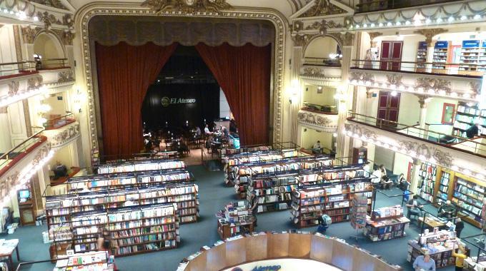Bücherstadt Buenos Aires - El Ateneo; Foto von Nafreyu