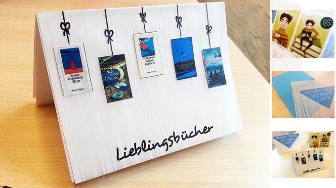 DIY Postkarten für Buchliebhaber (Do it yourself) Bookish Bibliophil