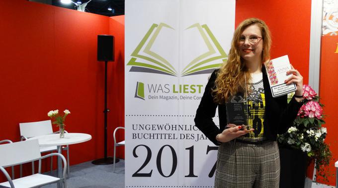 "Ungewöhnlichster Buchtitel des Jahres 2017" im Rahmen der Leipziger Buchmesse ausgezeichnet