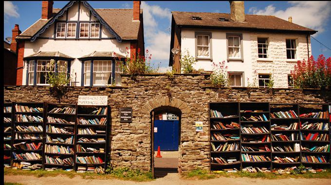 »The Honest Bookshop« in Hay on Wye, Wales, England