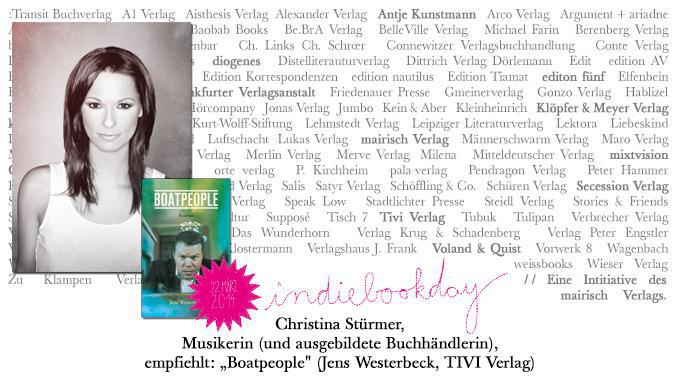 Indiebookday 2014: Buchtipp von Christina Stürmer