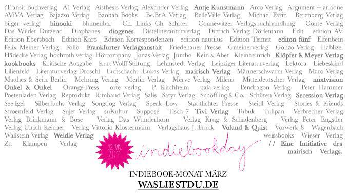 Indiebookday, Indiebookmonat März, Indiebook-Monat März, Daniel Beskos, mairisch Verlag