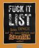 Die Fuck It List - Jan-Christian Scheuren