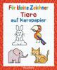 Für kleine Zeichner - Tiere auf Karopapier - Norbert Pautner