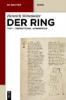Der Ring - Heinrich Wittenwiler