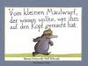 Vom kleinen Maulwurf, der wissen wollte, wer ihm auf den Kopf gemacht hat (Mini-Ausgabe) - Werner Holzwarth, Wolf Erlbruch