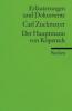Carl Zuckmayer 'Der Hauptmann von Köpenick' - Carl Zuckmayer