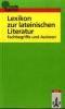 Lexikon zur lateinischen Literatur - Rainer Hahn
