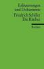 Erläuterungen und Dokumente zu Friedrich Schiller: Die Räuber - Christian Grawe