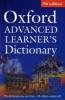 Oxford Advanced Learner's Dictionary of Current English - 