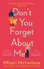 Don't You Forget About Me - Mhairi McFarlane