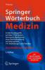 Springer Wörterbuch Medizin - Peter Reuter