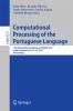 Computational Processing of the Portuguese Language - 