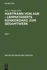 Hartmann von Aue - Lemmatisierte Konkordanz zum Gesamtwerk - 