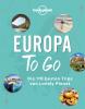 Lonely Planet Europa to go - 