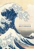 Notizbuch klein A5 liniert - Notizheft 44 Seiten 90g/m² - Softcover Hokusai "Die große Welle vor Kanagawa" - - 