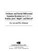 Ordinary and Partial Differential Equation Routines in C, C++, Fortran, Java, Maple, and MATLAB - 