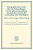 Stenographischer Bericht über die Verhandlungen der 24. Jahresversammlung des deutschen Vereins für Armenpflege und Wohltätigkeit am 25. und 26. Augus - 