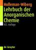 Lehrbuch der Anorganischen Chemie - Nils Wiberg, Egon Wiberg