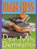 Dear Miss Demeanor - Joan Hess