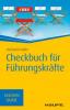 Checkbuch für Führungskräfte - Reinhold Haller