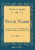 Your Name - Veolia J. Boyile