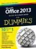 Office 2013 für Dummies Alles in einem Band - Peter Weverka