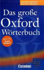 Das große Oxford Wörterbuch, Englisch-Deutsch / Deutsch-Englisch