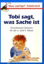 Tobi sagt, was Sache ist, Schülerheft