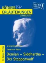 Hermann Hesse 'Demian - Siddhartha - Der Steppenwolf'