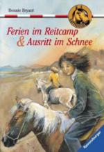 Ferien im Reitcamp. Ausritt im Schnee