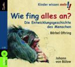 Wie fing alles an?, Audio-CD