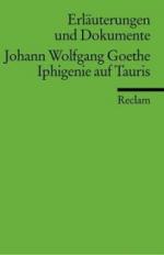 Johann Wolfgang Goethe 'Iphigenie auf Tauris'