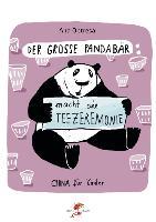 Der große Panda macht eine Teezeremonie