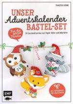 Unser Adventskalender Bastel-Set - Für die ganze Familie: Mit Papierbogen und Anleitungen