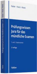 Prüfungswissen Jura für die mündliche Prüfung