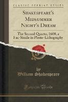 Shakespeare's Midsummer Night's Dream