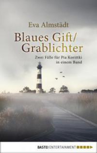 Blaues Gift / Grablichter - Eva Almstädt