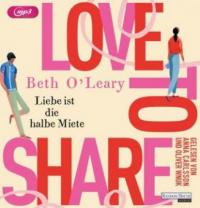 Love to share - Liebe ist die halbe Miete, 2 MP3-CDs - Beth O'Leary
