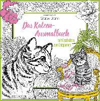 Das Katzen-Ausmalbuch mit Geschichten zum Entspannen - Gaby Blam