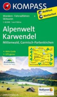 Kompass Karte Alpenwelt Karwendel - 