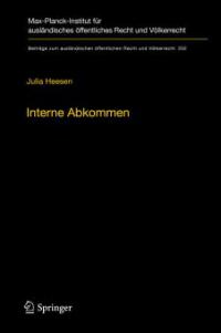 Interne Abkommen - Julia Heesen