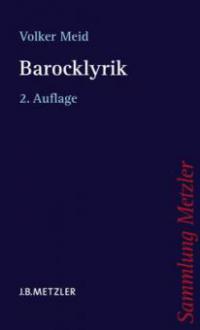 Barocklyrik - Volker Meid
