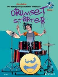 Drumset Starter, m. Audio-CD. Bd.1 - Jörg Fabig