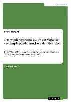 Das wiederkehrende Motiv des Verkaufs seelenspiegelnder Attribute des Menschen - Bruno Minniti