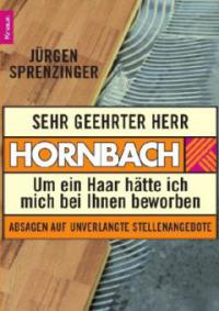 Sehr geehrter Herr Hornbach - Jürgen Sprenzinger