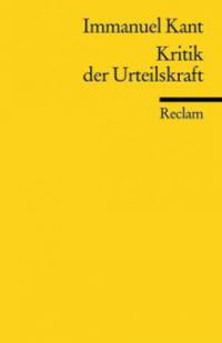 Kritik der Urteilskraft - Immanuel Kant